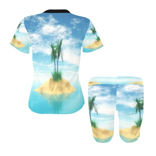 tropical island Collectable Fly Women's Short Yoga Set