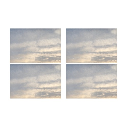 Rippled Cloud Collection Placemat 12’’ x 18’’ (Set of 4)