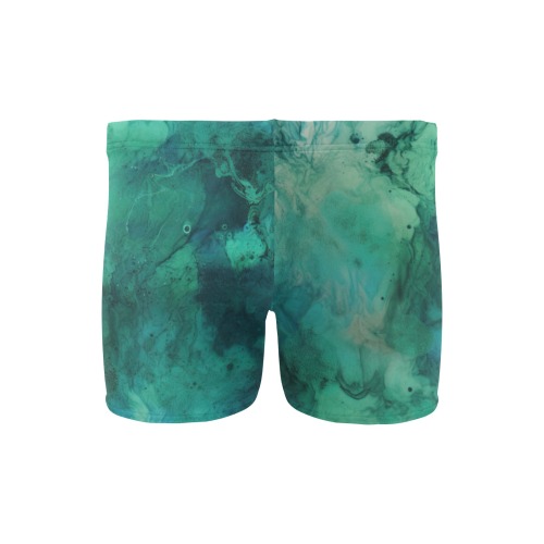 CG_a_green_and_blue_textured_surface_in_the_style_of_fluid_ink__8ea3f316-602e-4f64-bcf8-c283f84ca5b3 Men's Swimming Trunks (Model L60)