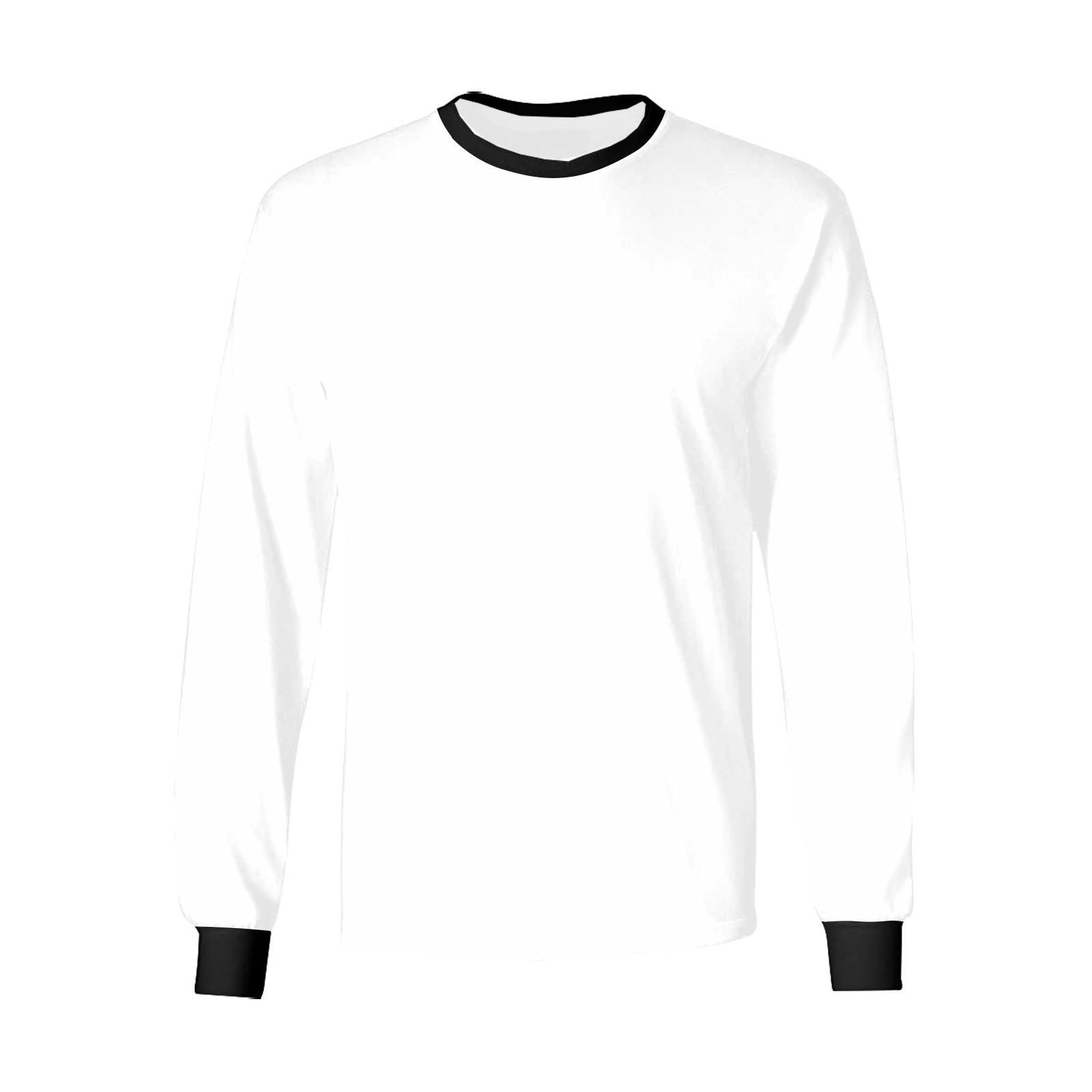 white Men's All Over Print Long Sleeve T-shirt (Model T51)