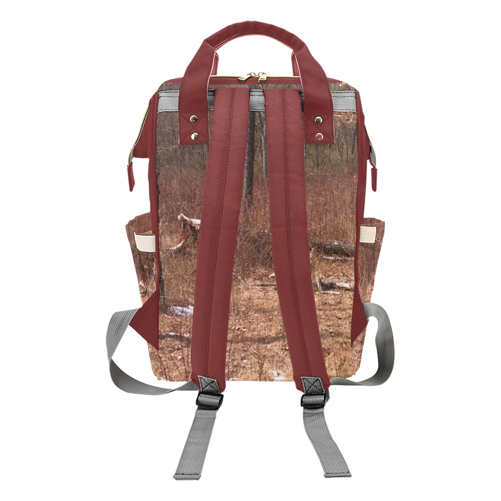 Falling tree in the woods Multi-Function Diaper Backpack/Diaper Bag (Model 1688)