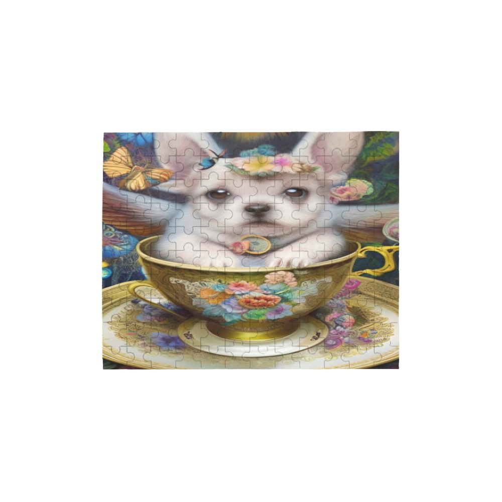 Teacups Puppies 8 120-Piece Wooden Photo Puzzles