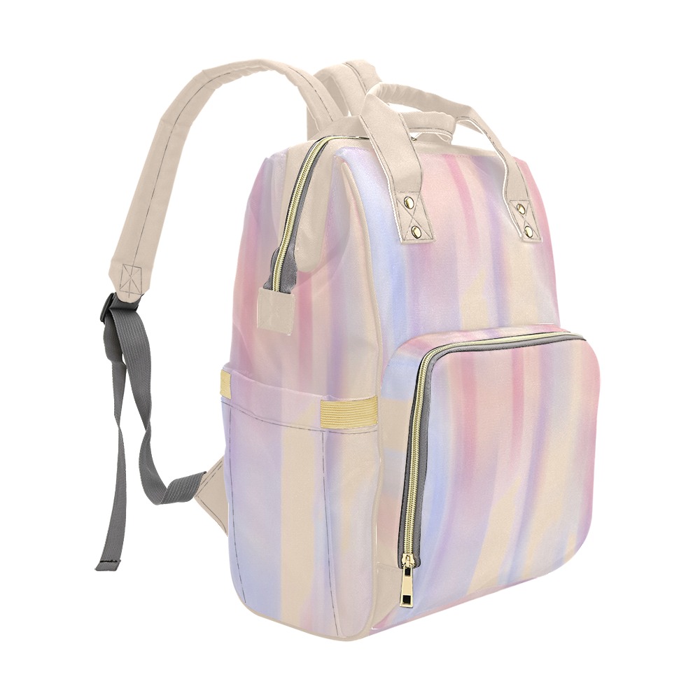 tye-dyed Multi-Function Diaper Backpack/Diaper Bag (Model 1688)