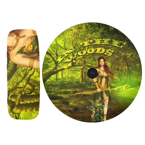 In The Woods Spare Tire Cover with Backup Camera Hole (30 Inch)