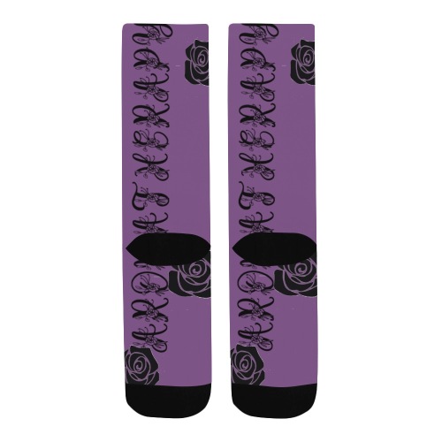 Aromatherapy Apparel Graphic Socks PU Men's Custom Socks