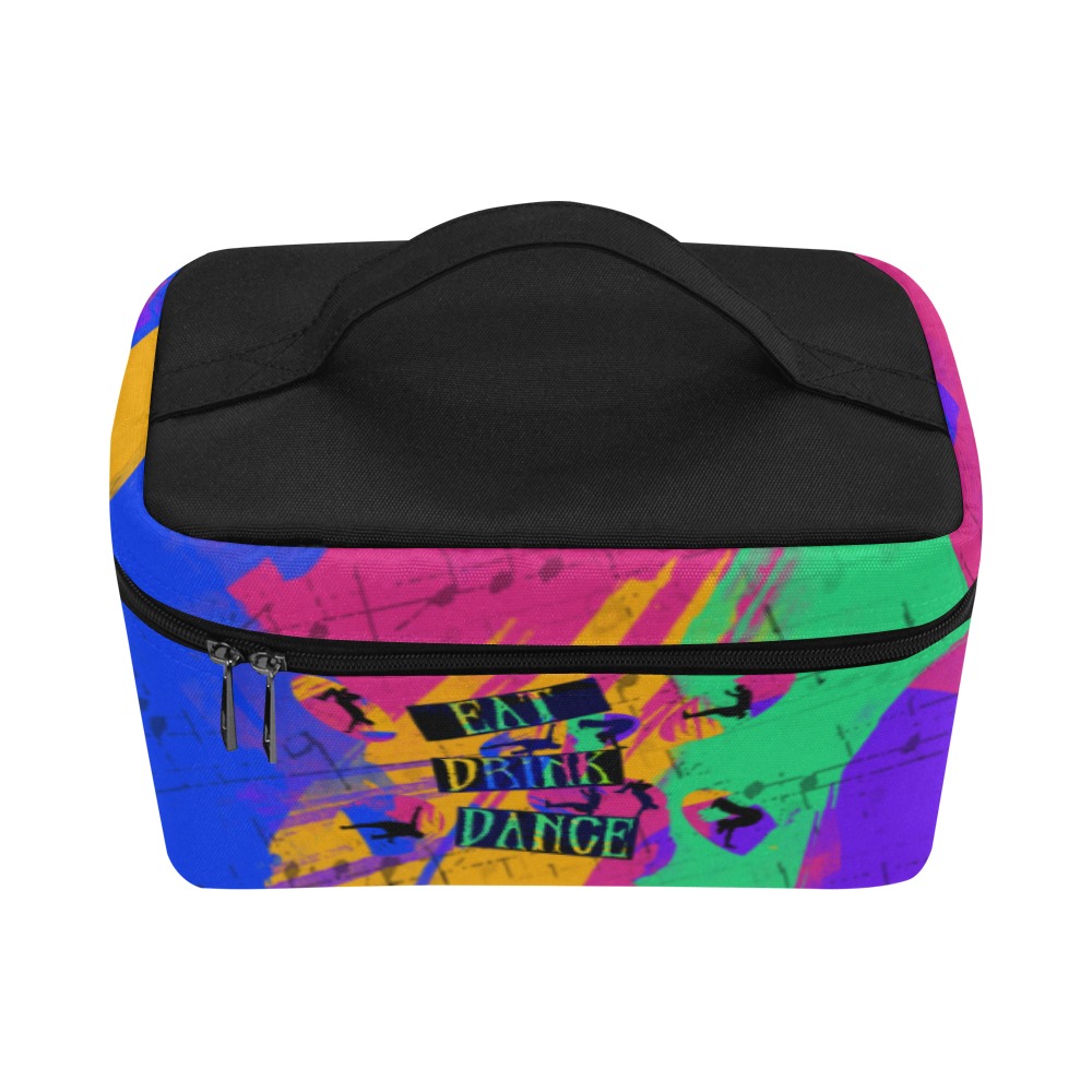 Eat Drink Dance Breakdance Cosmetic Bag/Large (Model 1658)