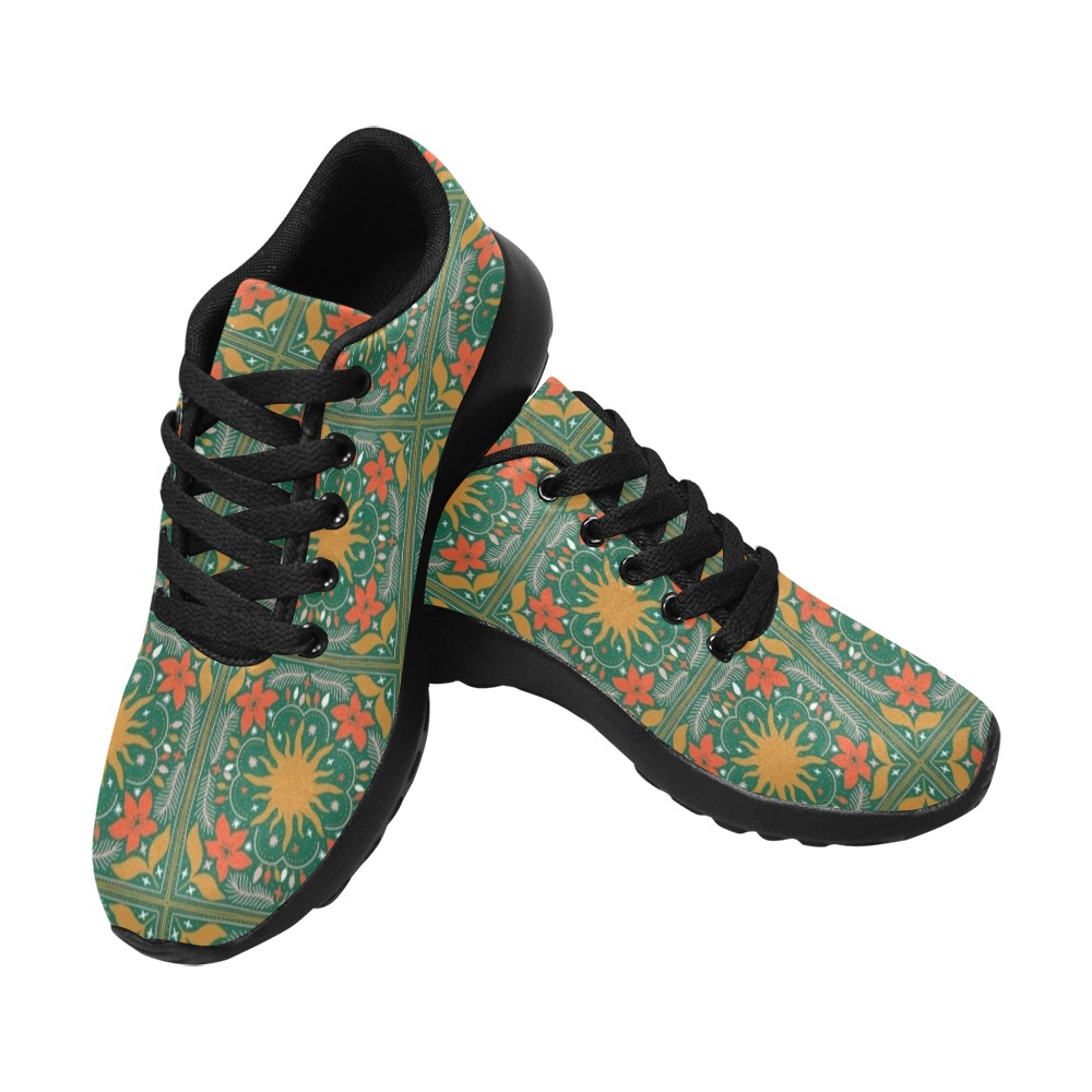 Boho Floral Women’s Running Shoes (Model 020)
