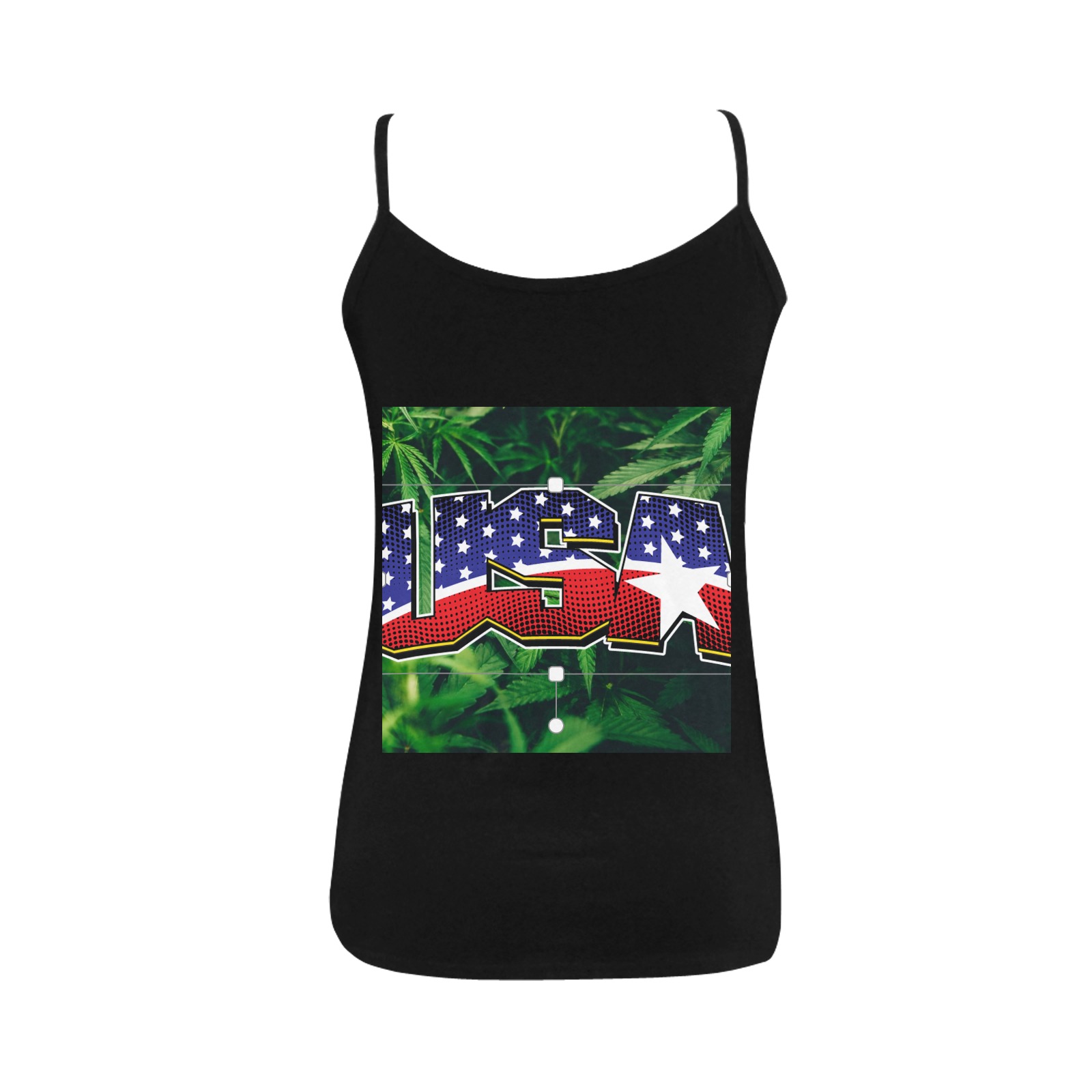 USA Women's Spaghetti Top (USA Size) (Model T34)