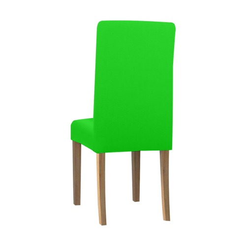 Merry Christmas Green Solid Color Chair Cover (Pack of 4)