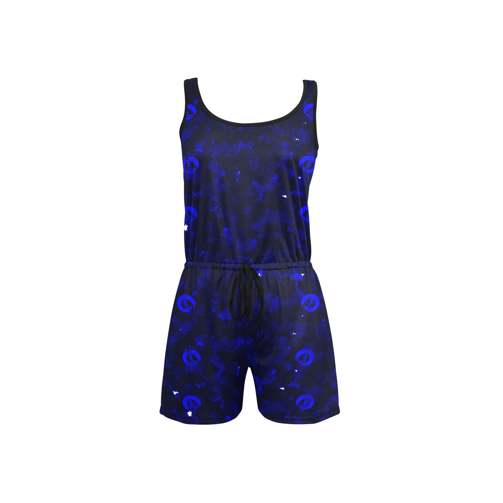 New Project (10) All Over Print Short Jumpsuit