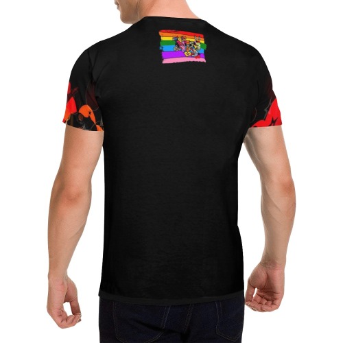 Gay Police by Nico Bielow All Over Print T-Shirt for Men (USA Size) (Model T40)
