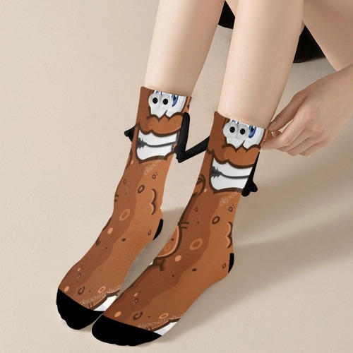 shit socks Holding Hands Socks for Women