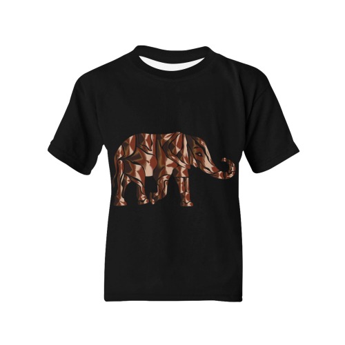 Abstract Elephant Kid's T-Shirt Kids' All Over Print T-shirt (Model T65)