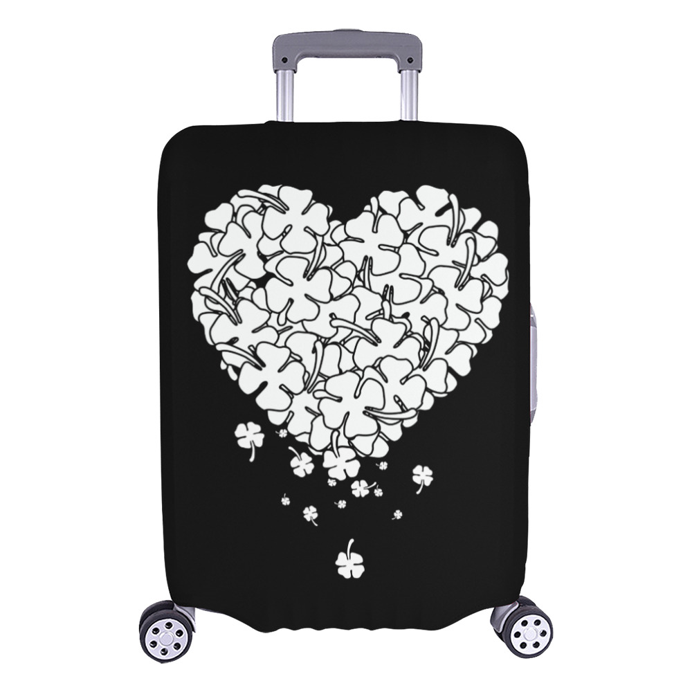 Clover Heart Luggage Cover/Large 26"-28"