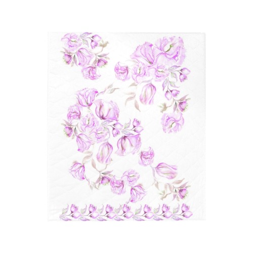 Chinese Peonies 2 Quilt 50"x60"