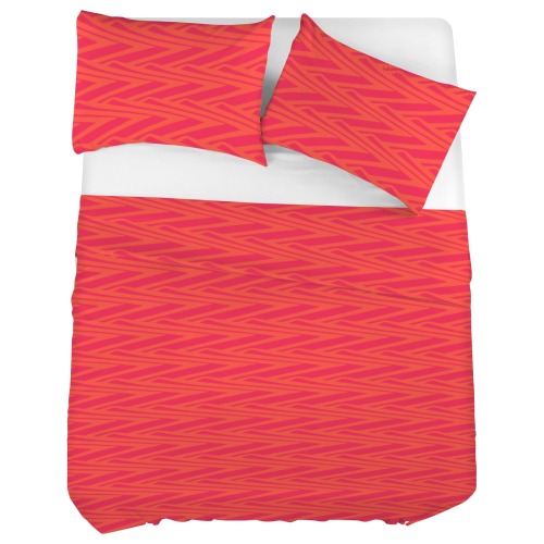 hot pink orange minimalistic