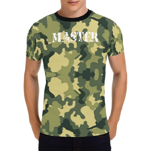 Master Army by Fetishworld Men's All Over Print T-Shirt with Chest Pocket (Model T56)