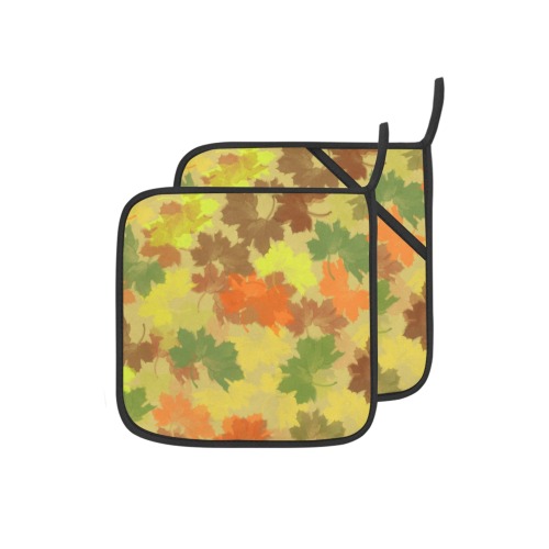Autumn Leaves / Fall Leaves Pot Holder (2pcs)