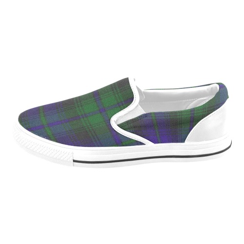 5TH. ROYAL SCOTS OF CANADA TARTAN Slip-on Canvas Shoes for Kid (Model 019)