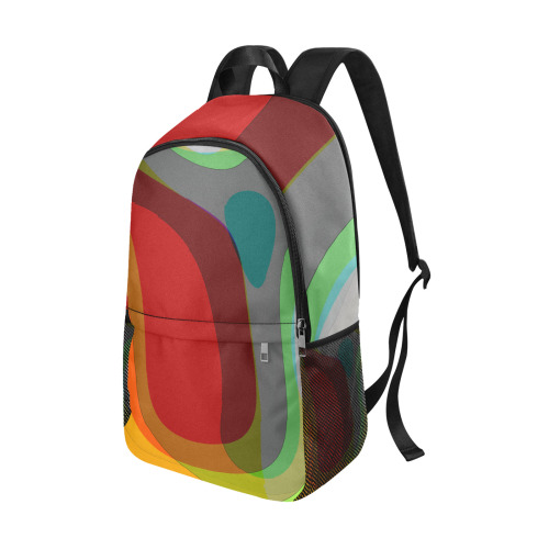 Colorful Abstract 118 Fabric Backpack with Side Mesh Pockets (Model 1659)