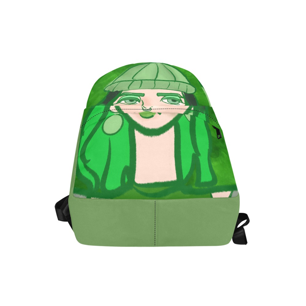 Green_Girl Unisex Classic Backpack (Model 1673)