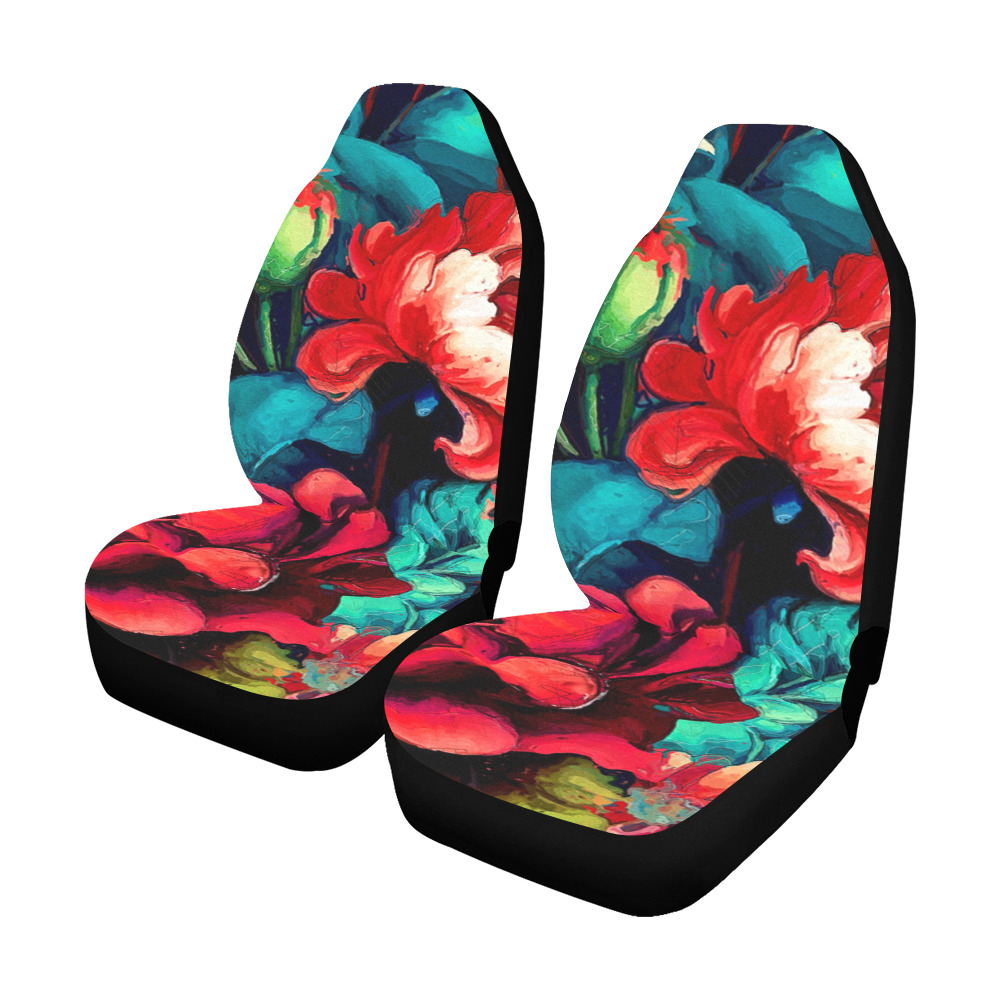flowers botanic art (6) car seat covers Car Seat Covers (Set of 2)