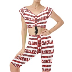 Cancelled Women's Crop Top Yoga Set