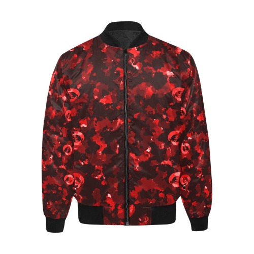 New Project (2) (2) All Over Print Quilted Bomber Jacket for Men (Model H33)