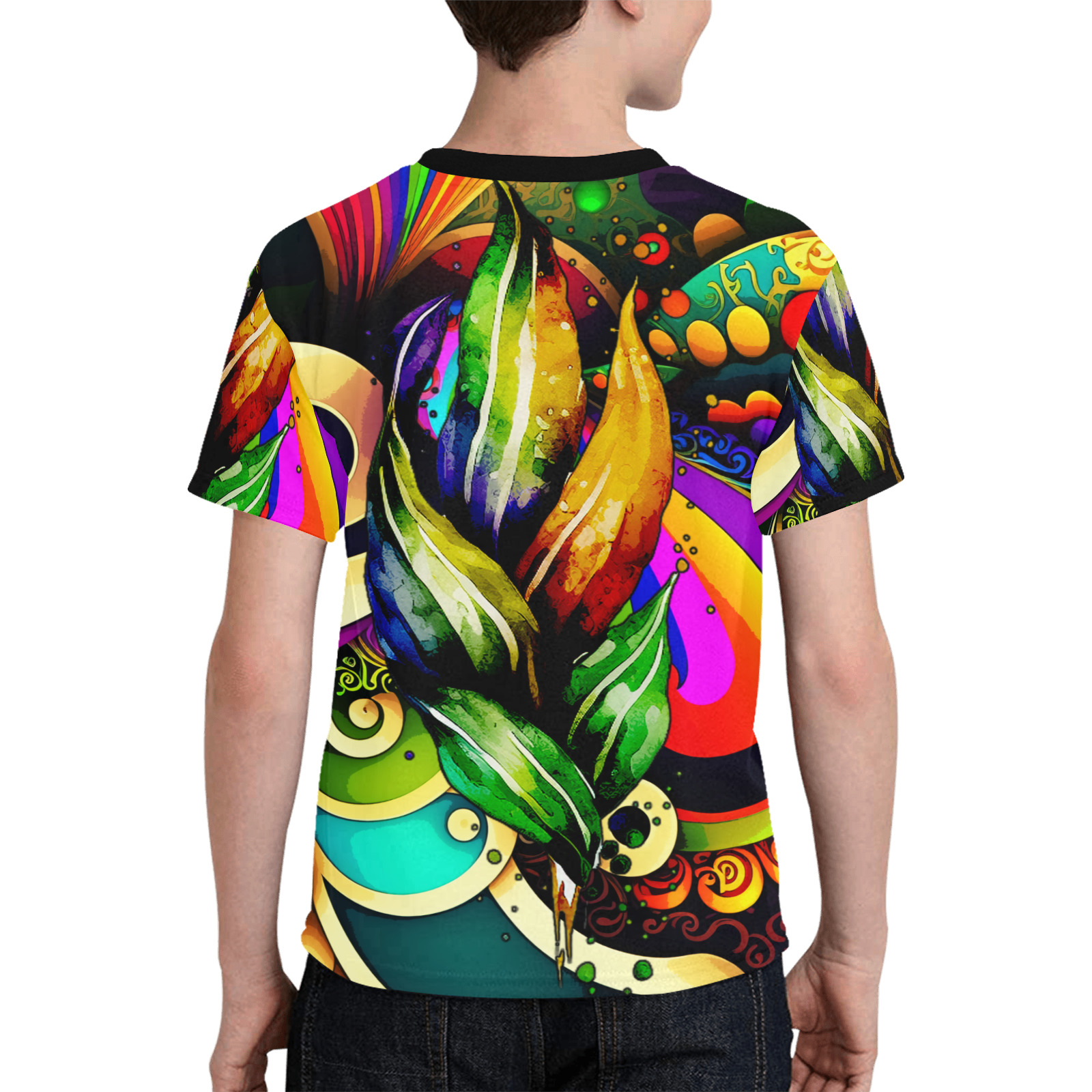 Mardi Gras Colorful New Orleans Kids' All Over Print T-shirt (Model T65)