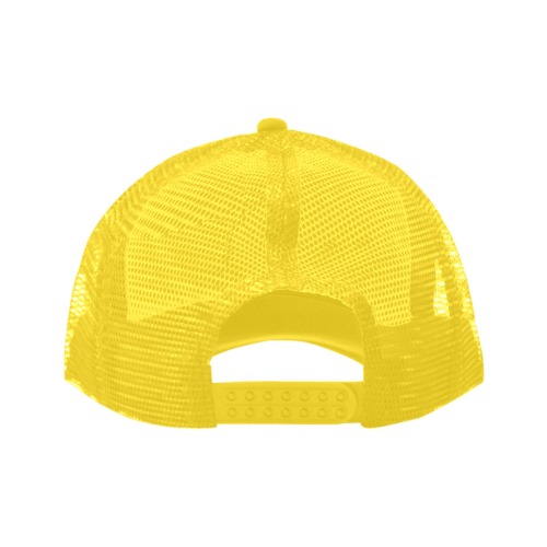 Juneteenth Big Text Hat Yellow Trucker Trucker Hat