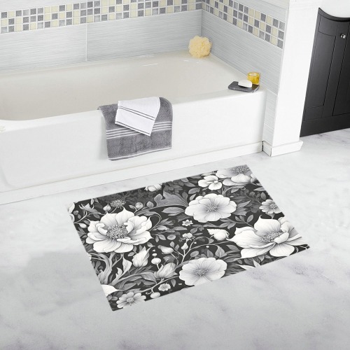 Fabulous Florals 39 Bath Rug 20''x 32''