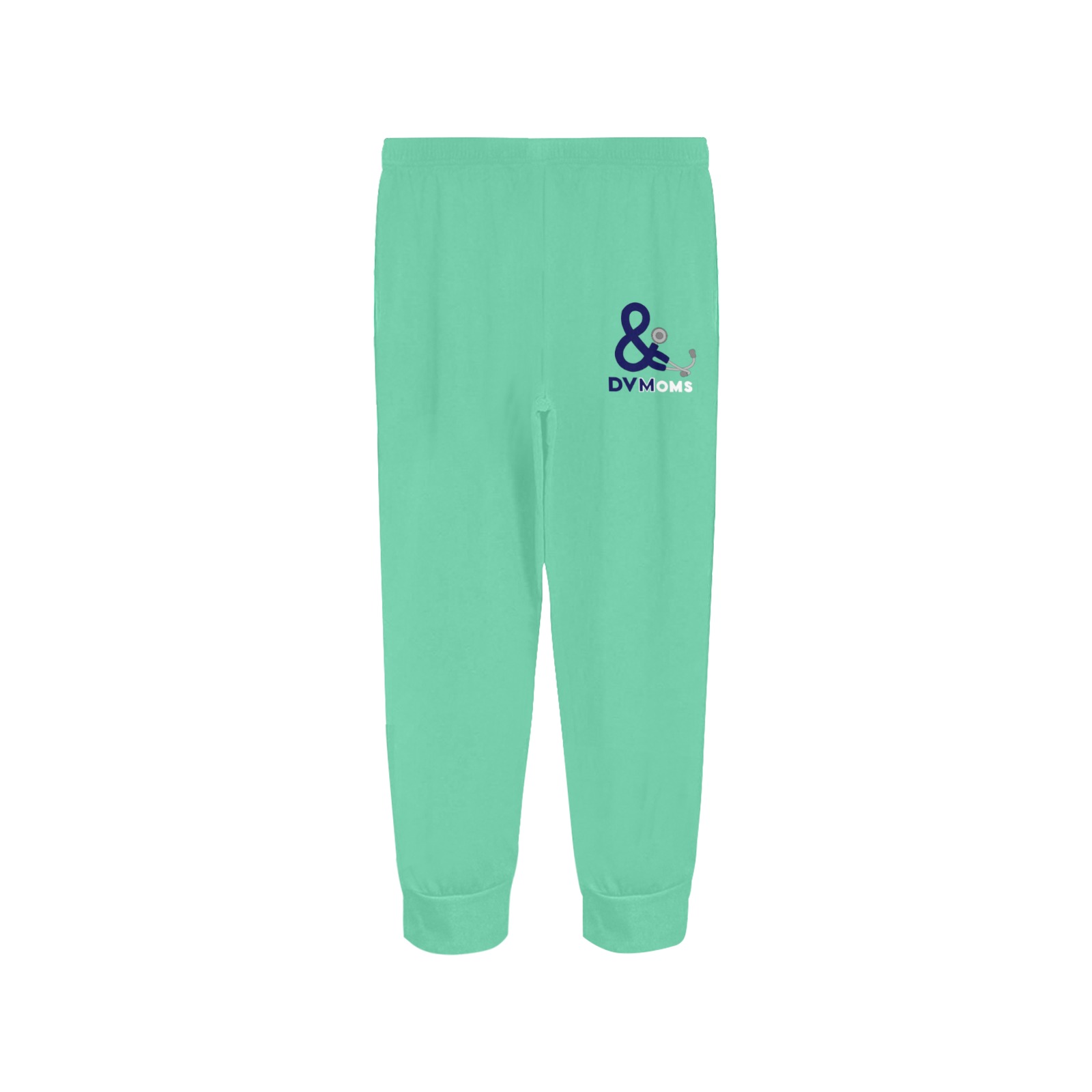 Pants mint with single logo Women's All Over Print Pajama Trousers