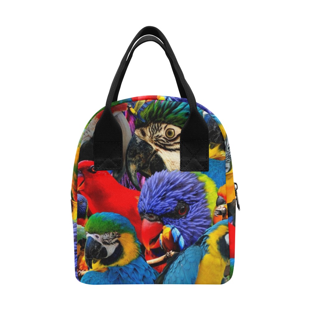 PARROTS Zipper Lunch Bag (Model 1689)