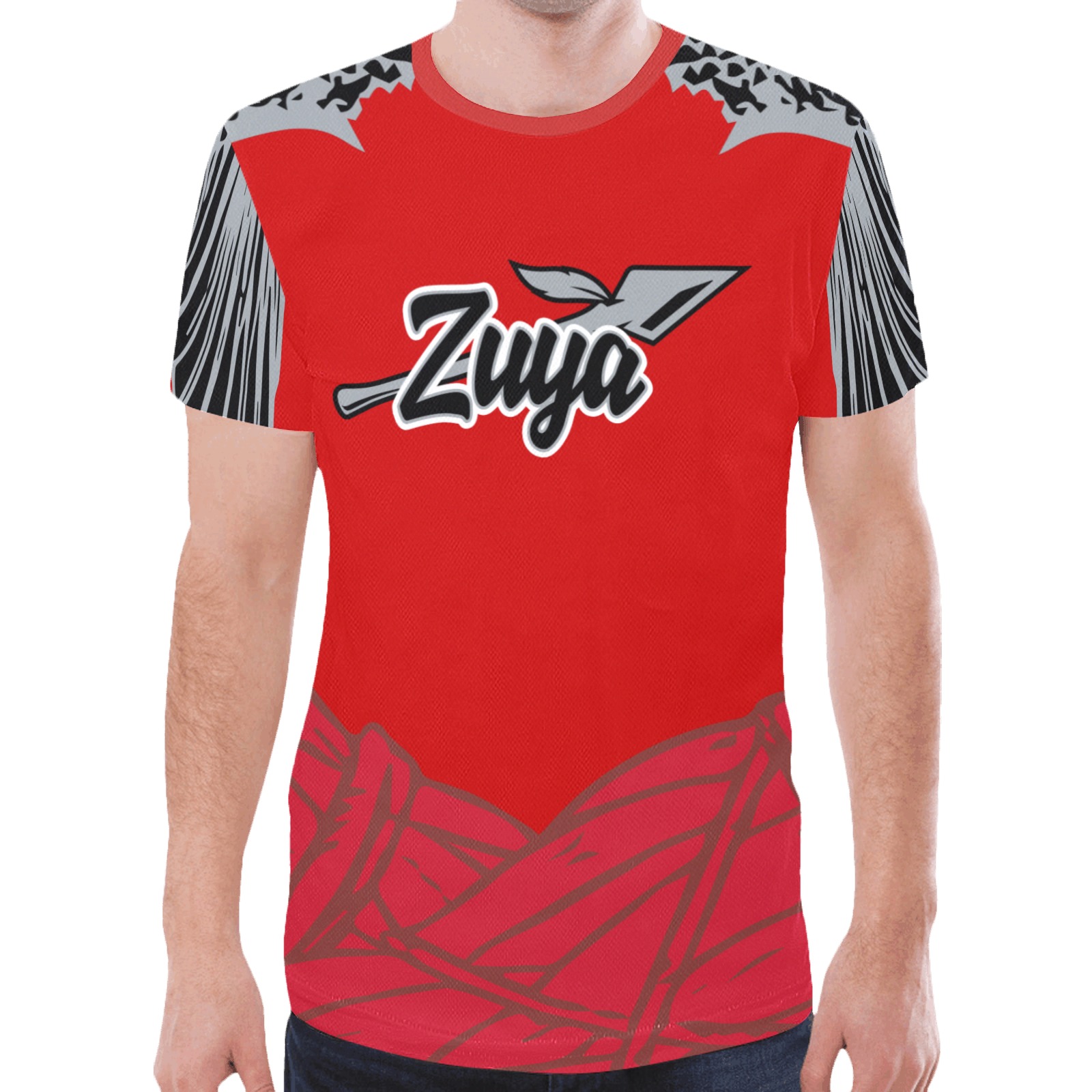zuya-95-XL New All Over Print T-shirt for Men (Model T45)