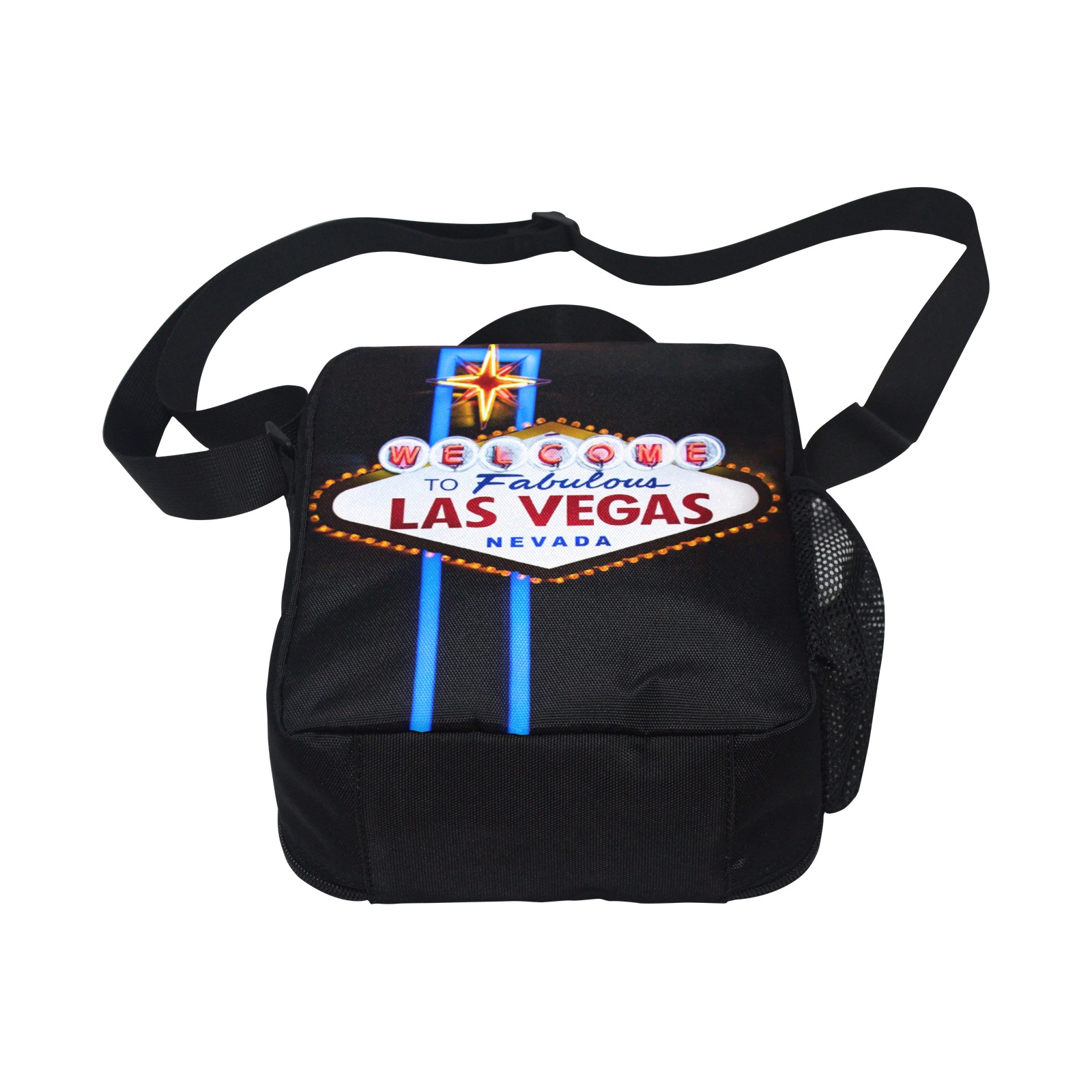 Neon Las Vegas Welcome Sign All Over Print Crossbody Lunch Bag for Kids (Model 1722)