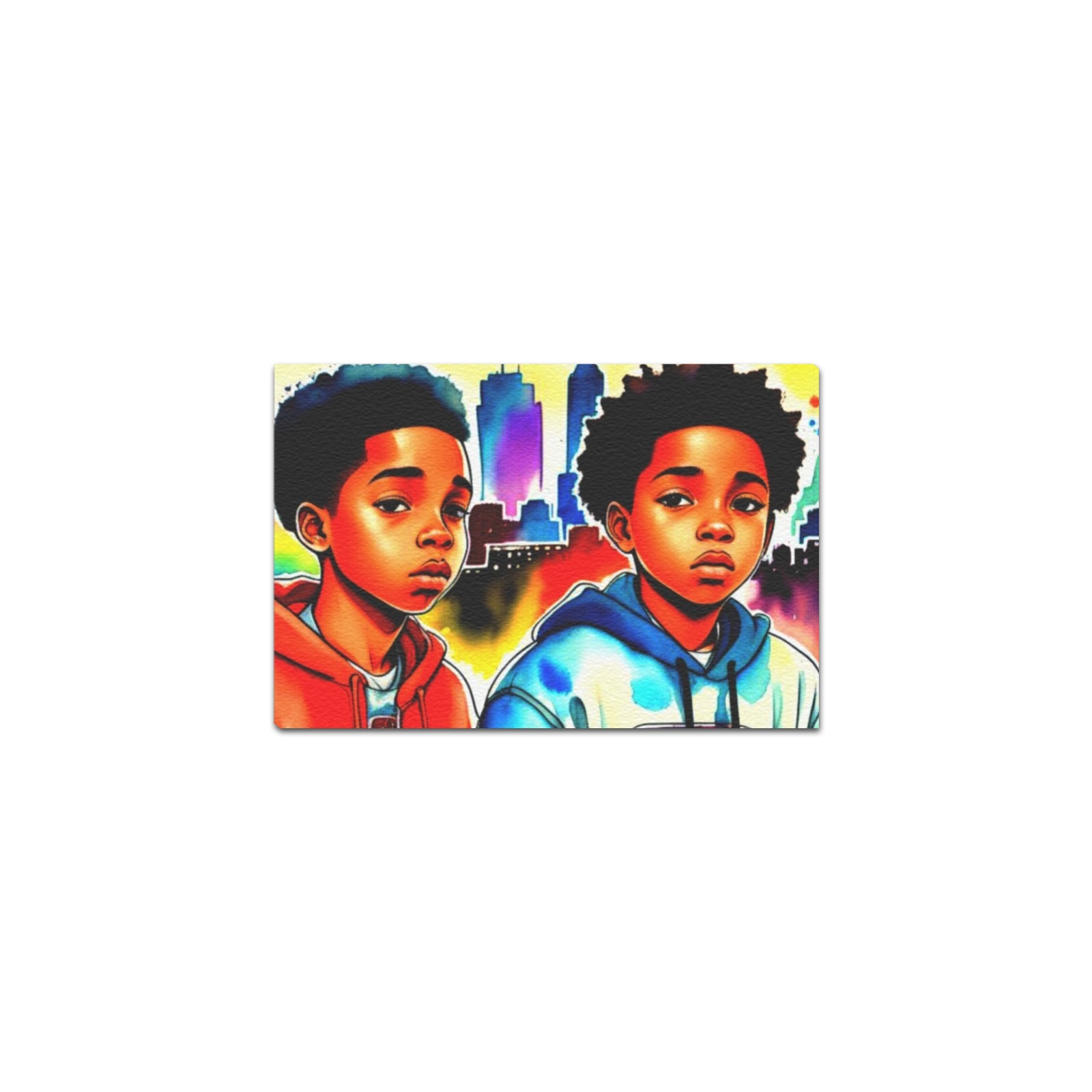 KIDS IN AMERICA 2 Upgraded Canvas Print 12"x8"