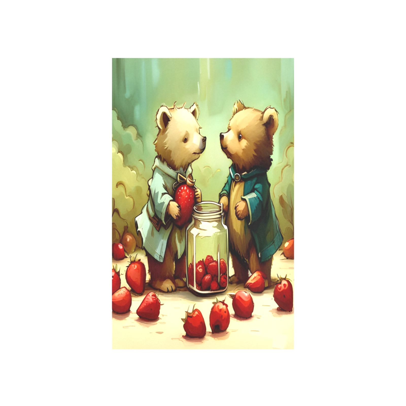 Little Bears 8 Art Print 13‘’x19‘’