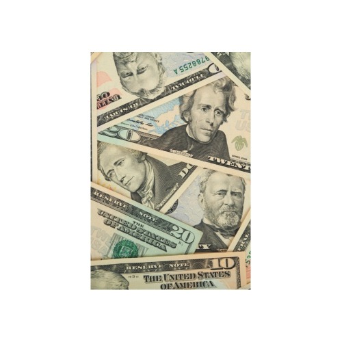 US PAPER CURRENCY Polyester Peach Skin Wall Tapestry 40"x 60"