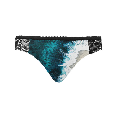 Ocean And Beach Women's Lace Panty (Model L41)