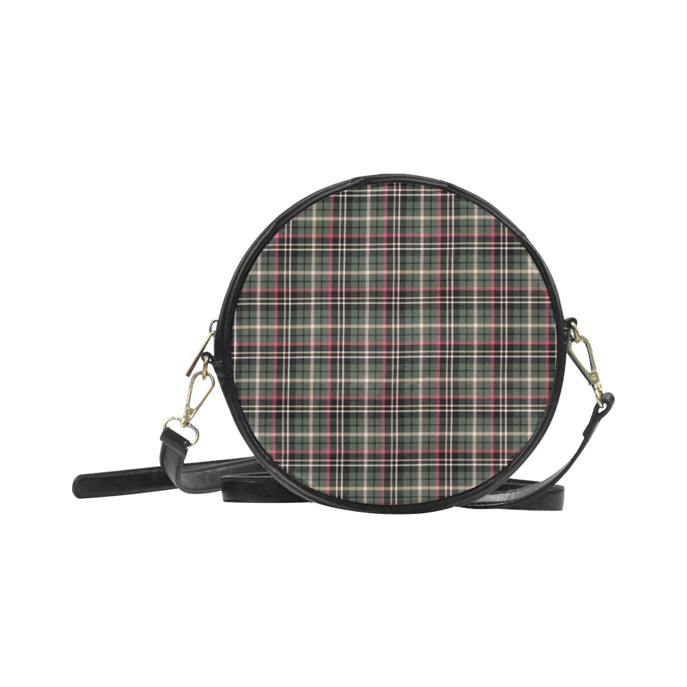 Classic Plaid Round Sling Bag (Model 1647)