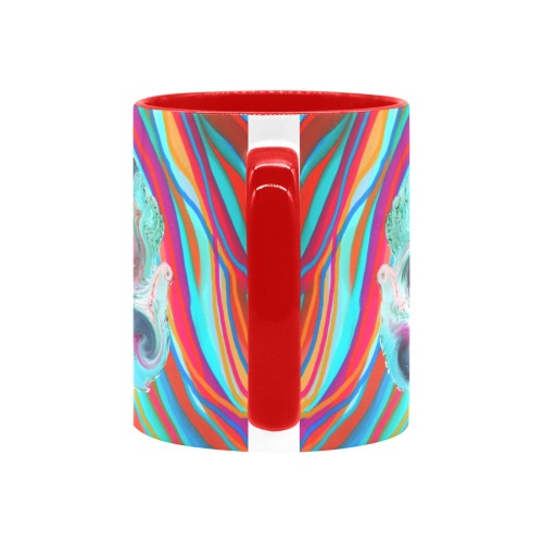 energy 2-hamsa Custom Inner Color Mug (11oz)