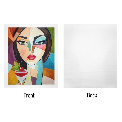 Abstract Portraits b 3 Art Print 20"x24"