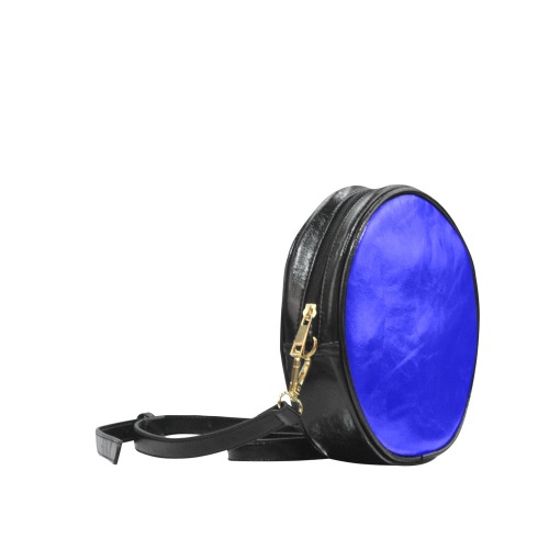 color medium blue Round Sling Bag (Model 1647)