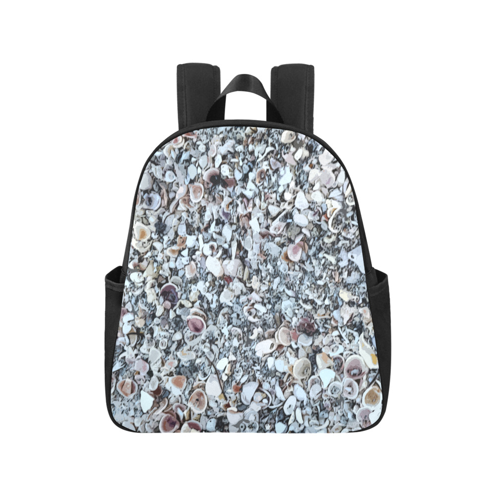 Shells On The Beach 7294 Multi-Pocket Fabric Backpack (Model 1684)