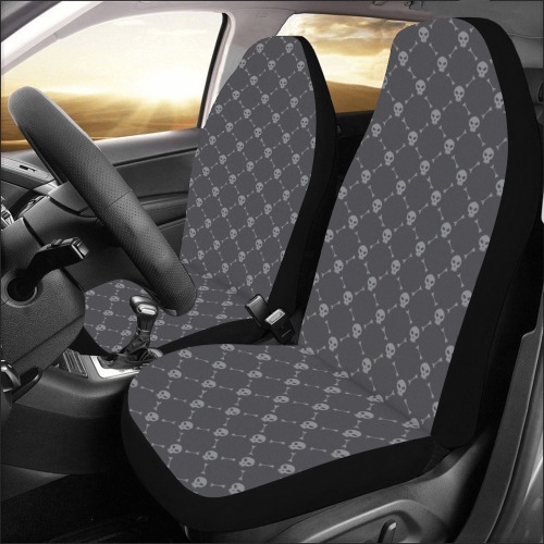 Skull Pattern Car Seat Covers (Set of 2)