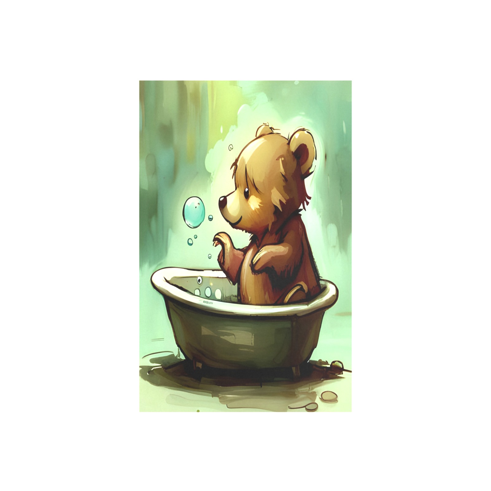 Little Bears 6 Art Print 16‘’x23‘’