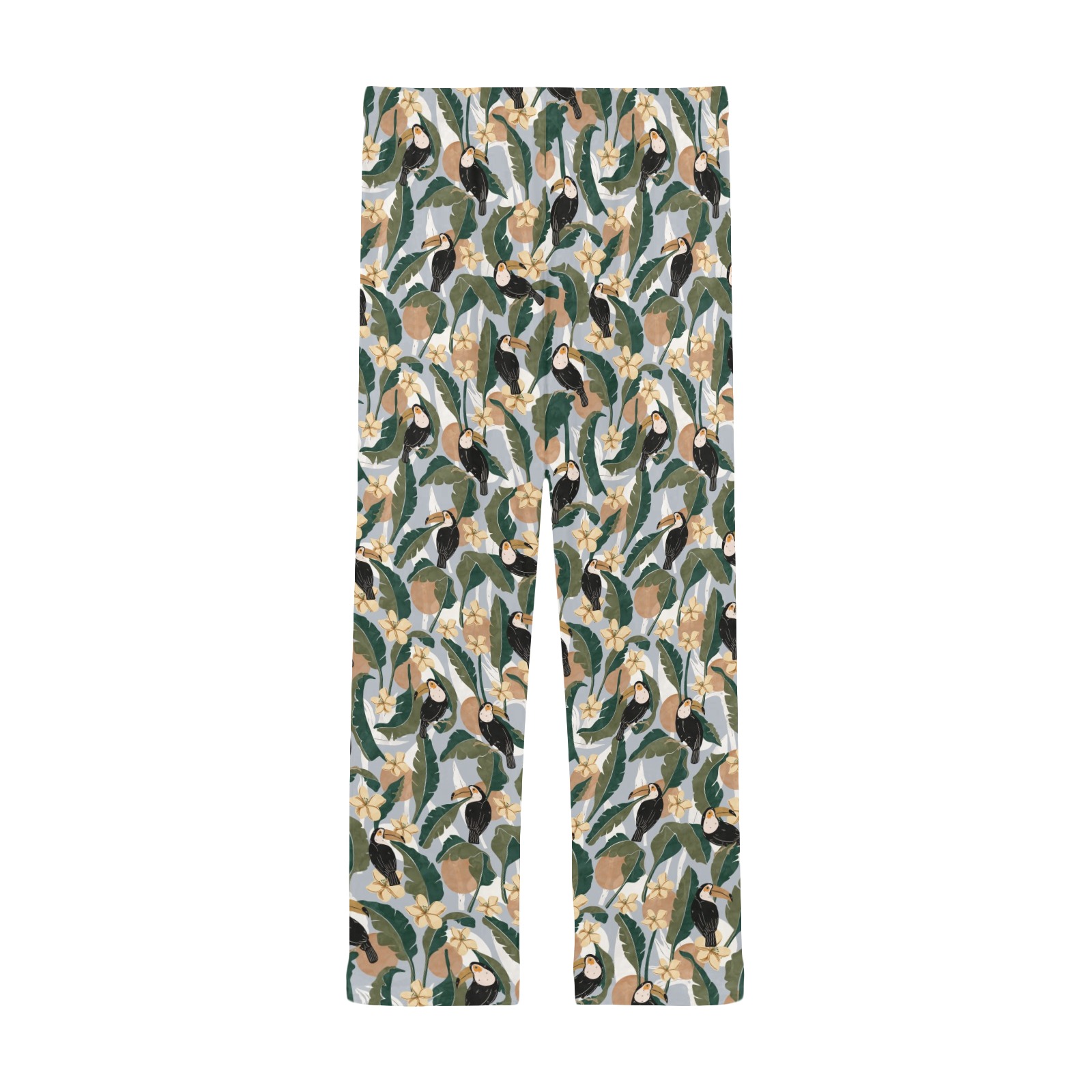 Tucans banana leaf-007 Men's Pajama Trousers