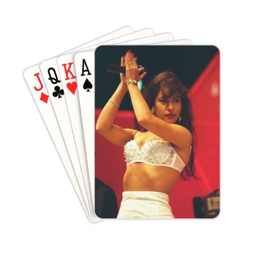 Selena 4 Playing Cards 2.5"x3.5"