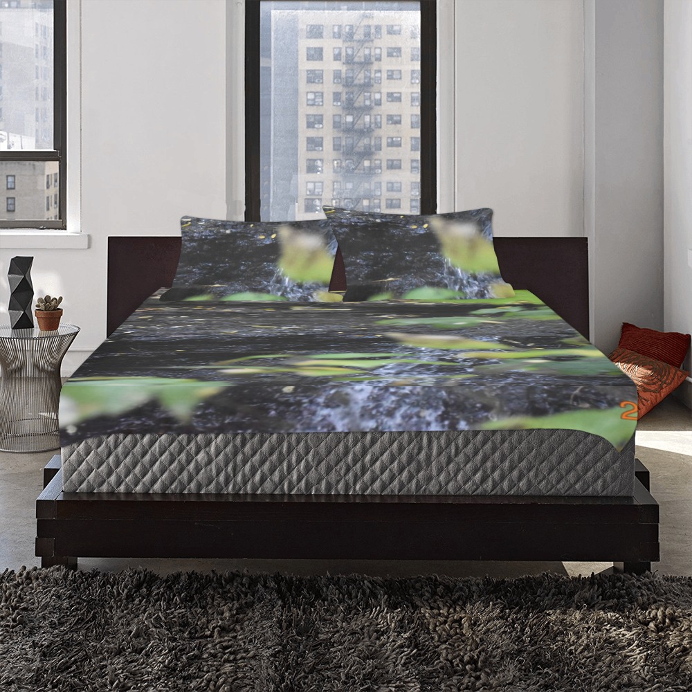 The Unseen Stream 3-Piece Bedding Set