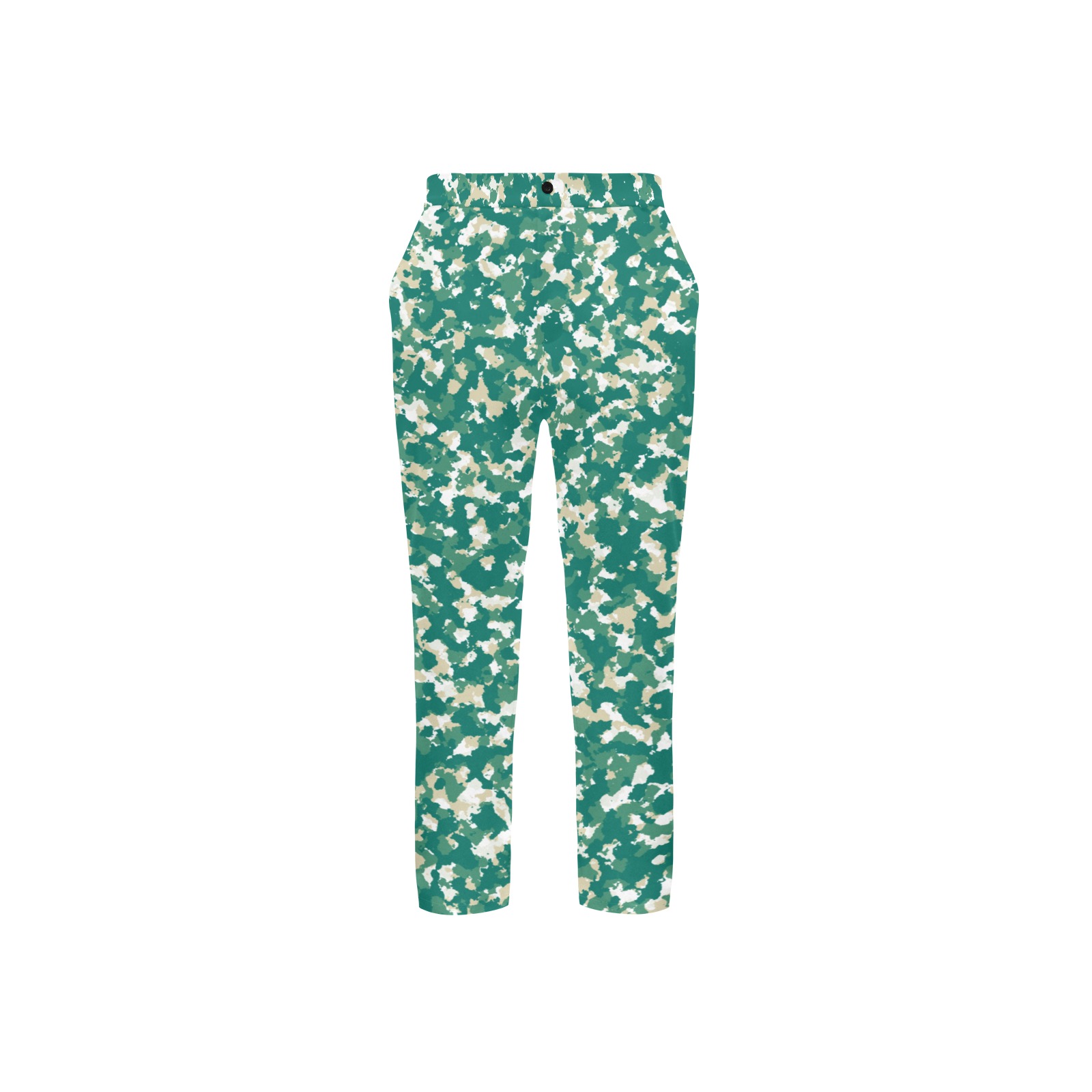 Wednesday Green(9 Men's All Over Print Casual Trousers (Model L68)